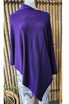 Zura Poncho Cashmere Feel Wool Super Soft - Oz Resort.
