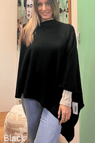 Zura Poncho Cashmere Viscose Blend - All Colours.
