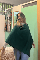 Zura Poncho Cashmere Viscose Blend - All Colours.