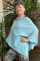 Zura Poncho Cashmere Viscose Blend - All Colours.