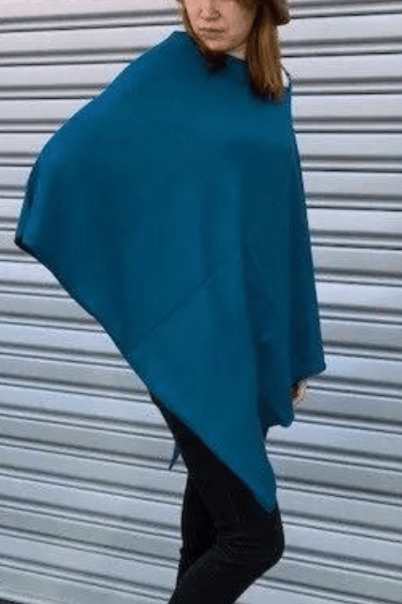 Zura Poncho Cashmere Viscose Blend - All Colours.