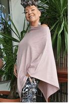 Zura Poncho Cashmere Feel Wool Super Soft - Oz Resort.