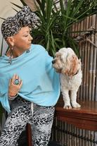 Zura Poncho Cashmere Viscose Blend - All Colours.