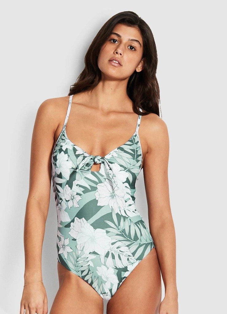 10885-697 Seafolly Copacabana Tie Front One Piece One Piece Seafolly 