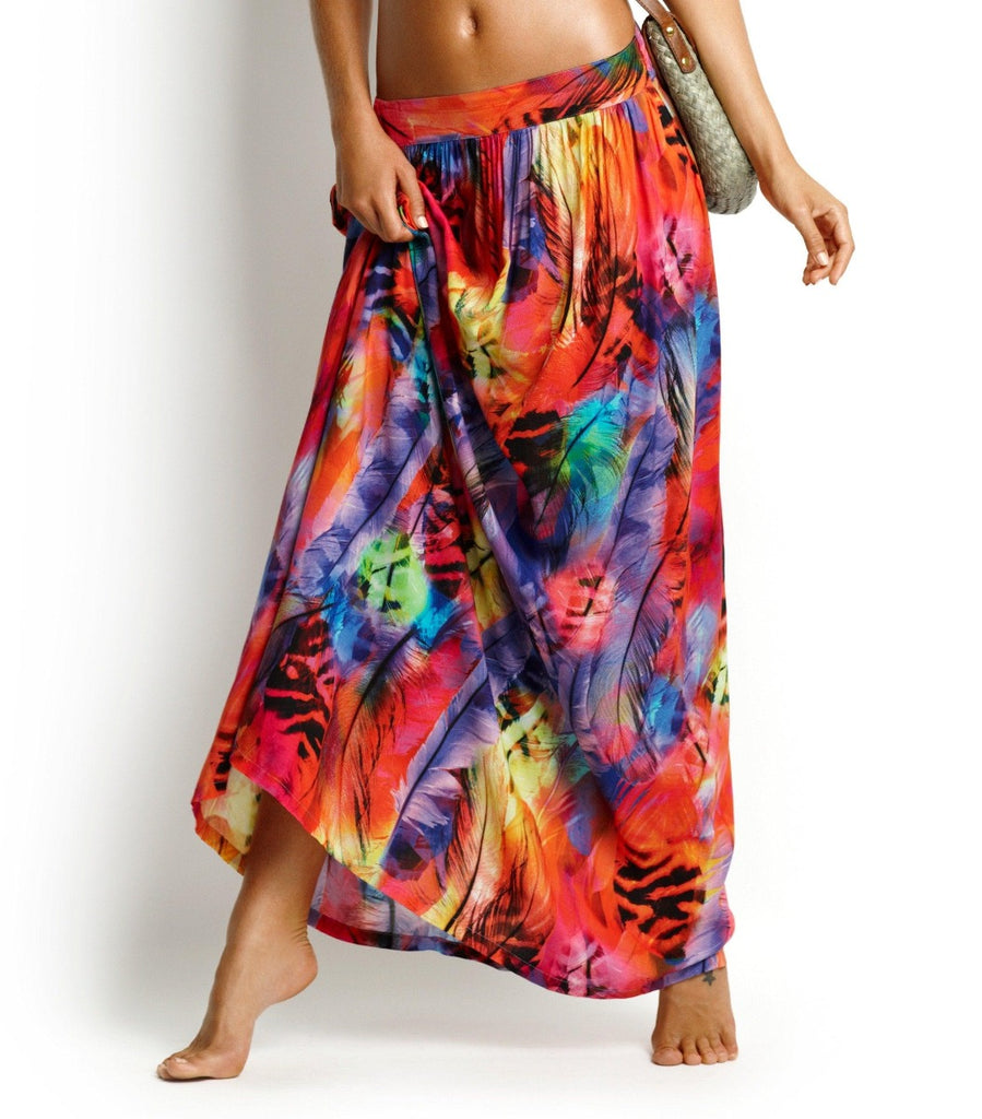52403 Sonic Bloom Out Long Weekend Skirt -Seafolly Skirts Seafolly 