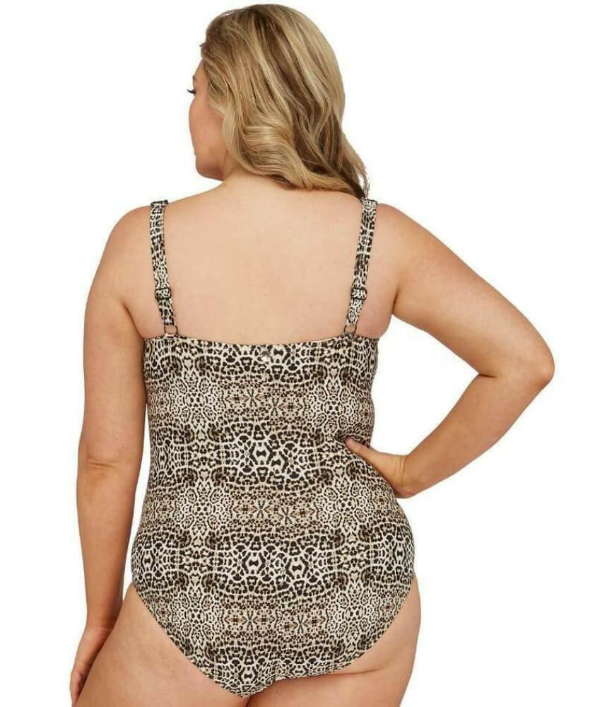 Artesands D/DDCup One Piece Leopard Print.