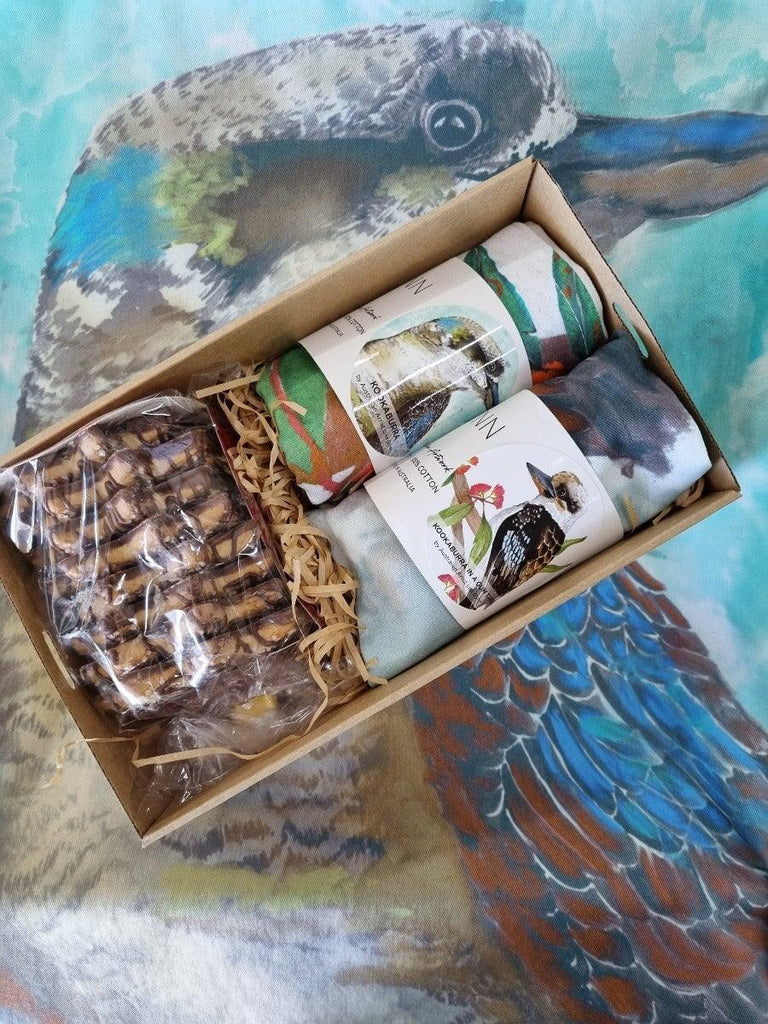Australian Native Birds Gift Box Sets of Tea Towels Gift Packs Lisa Glynn 