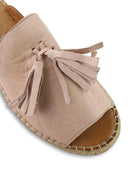 Bueno Keilor Cameo 20WJ0311 Plain Espadrillas Leather Shoes.