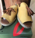 Bueno Rogue Noche Coconut 20WJ0311 Plain Espadrillas Leather Shoes.