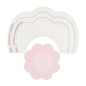 Bye Bra Adhesive Breast Lift Tape Cup A–C with Silk Nipple Covers.