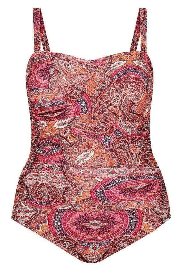 Capriosca Bohemian Sunset Bandeau One Piece.