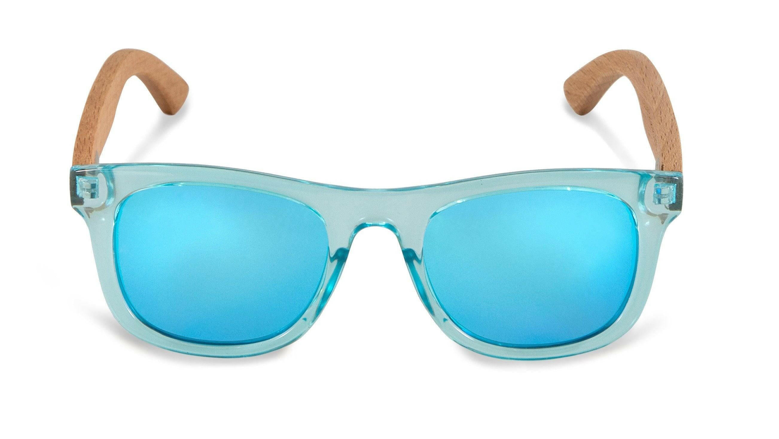 Chanj Kids Sunglasses Blueys Sustainable Sunglasses Handcrafted FSC Wood.