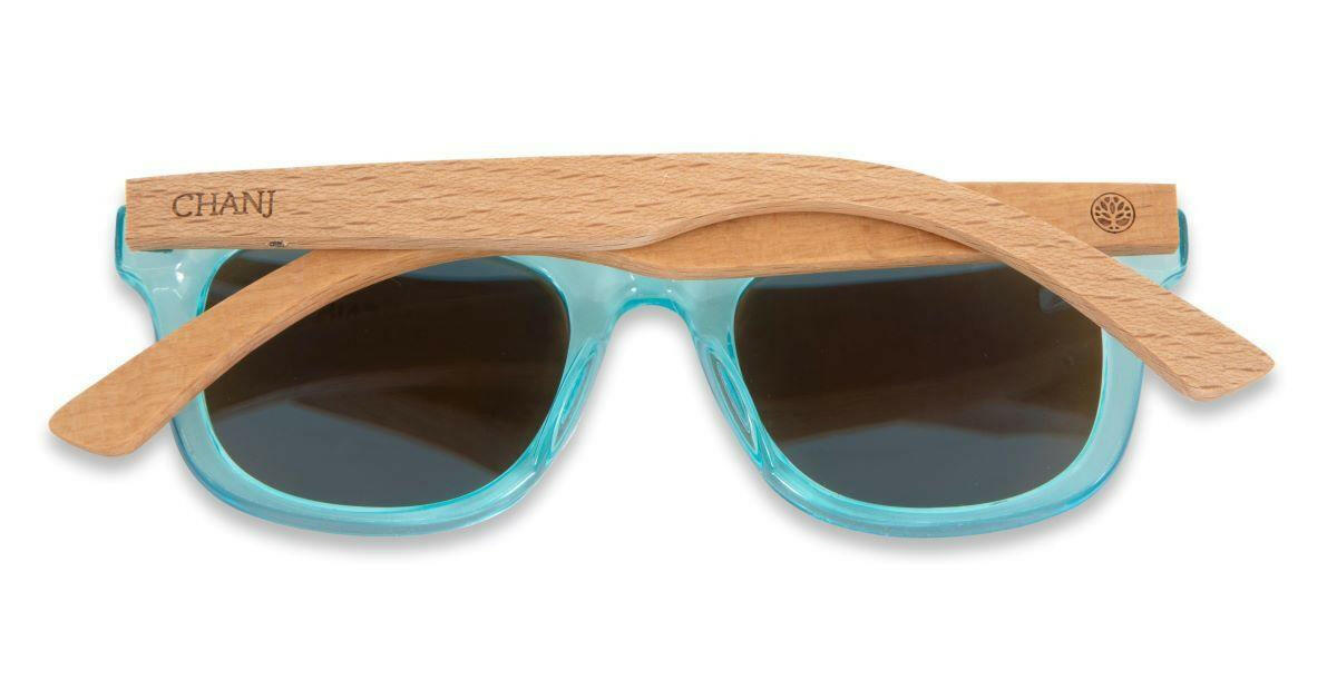 Chanj Kids Sunglasses Blueys Sustainable Sunglasses Handcrafted FSC Wood.