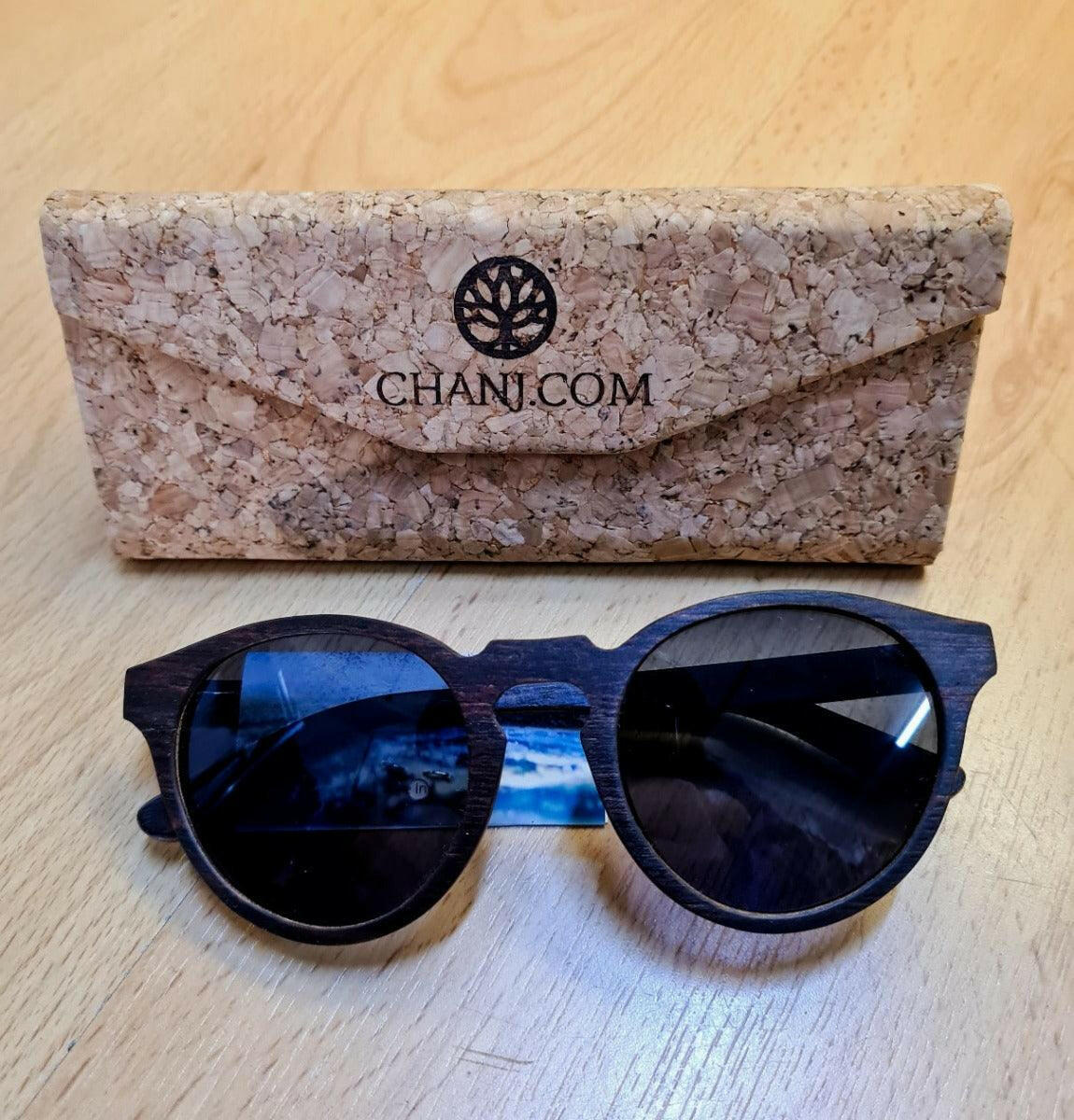 Chanj Sunglasses Noosa Sustainable Sunglasses Handcrafted FSC Wood.