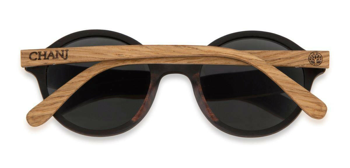 Chanj Sunglasses Tamarama Sustainable Sunglasses Handcrafted FSC Wood.