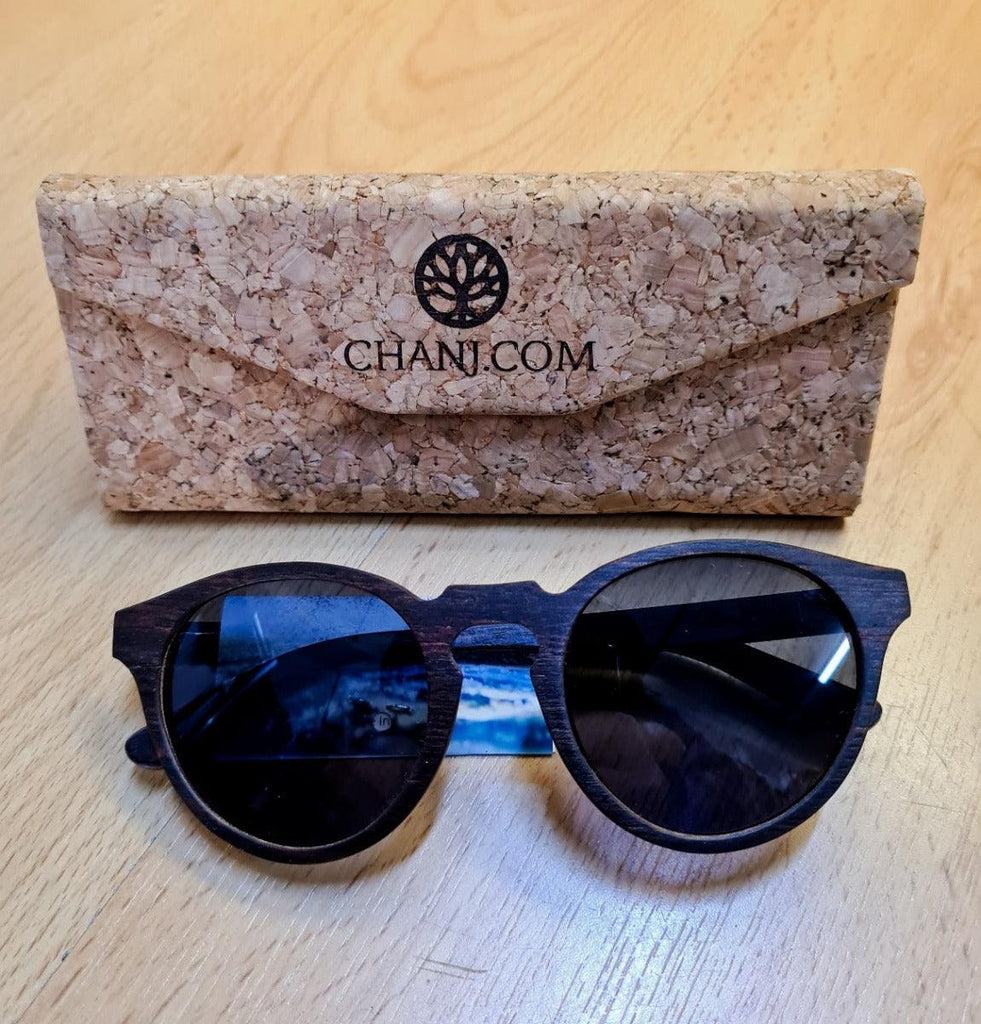 Chanj Sunglasses Noosa Sustainable Sunglasses Handcrafted FSC Wood Sunglasses CHANJ 