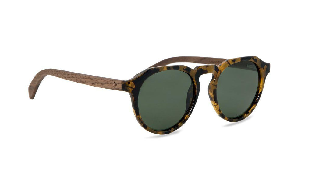Chanj Sunglasses Tortoise Sustainable Sunglasses Handcrafted FSC Wood Sunglasses CHANJ 