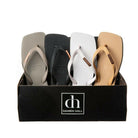 Damien Hall Original Signature Gold Badge Thongs - Flip Flops.