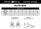 DMC Fins  ELITE Max Fluro Green Double Rail - Swim Fins.