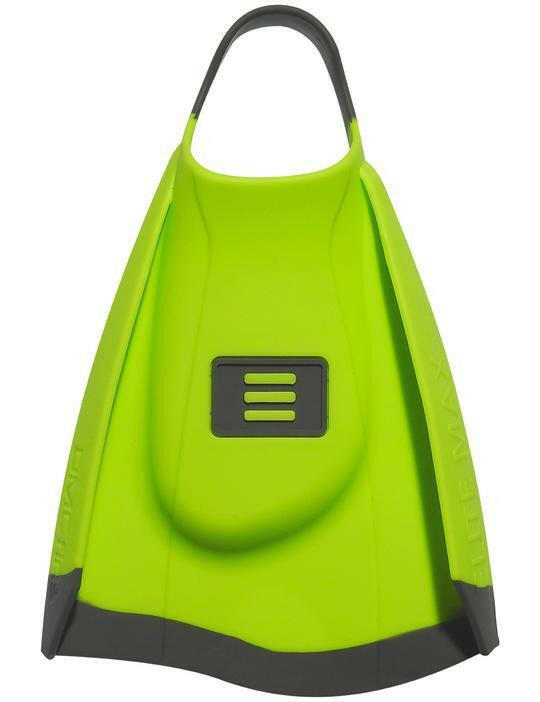 DMC Fins  ELITE Max Fluro Green Double Rail - Swim Fins.