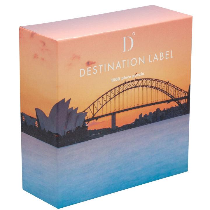 Destination Label Harbour Pastels 1000 pce Puzzle Puzzles Destination Label 