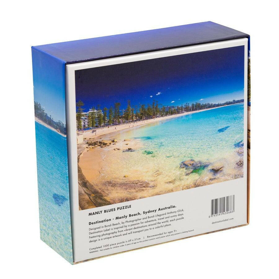 Destination Label Manly Blues 1000pc Puzzle.