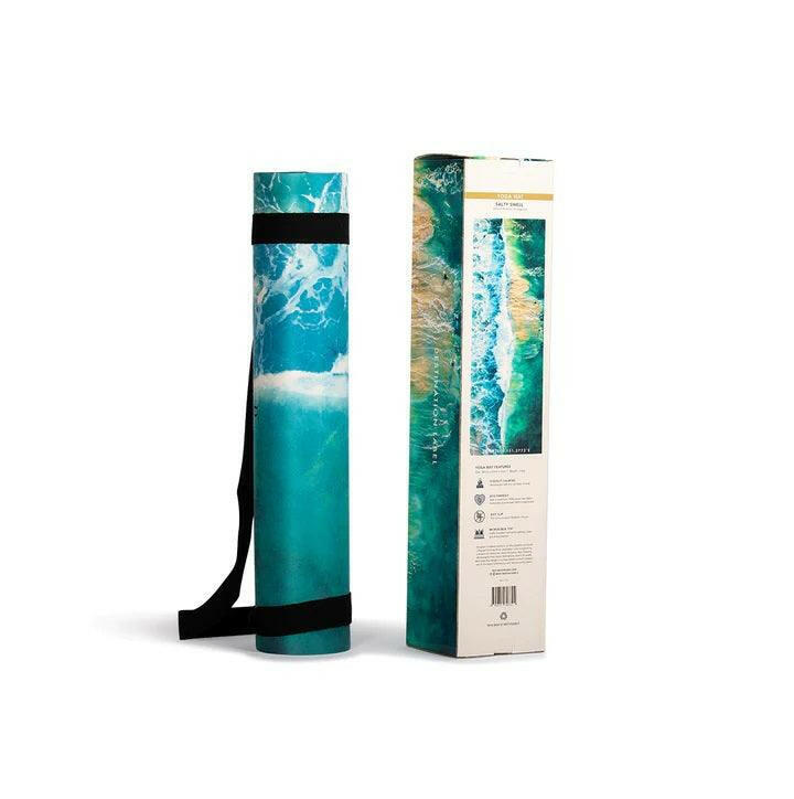 Destination Label Salty Swell Yoga Mat.