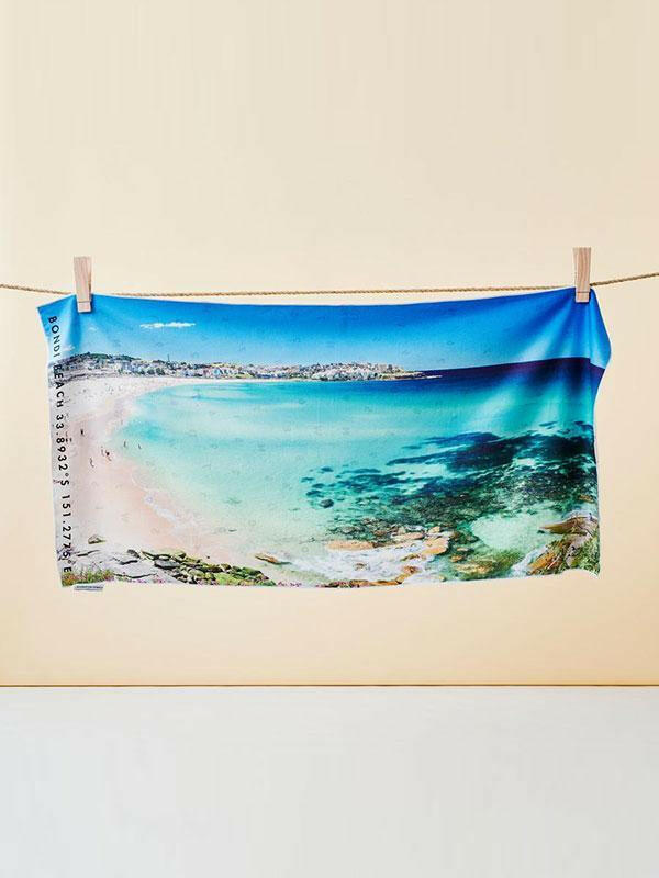 Destination Towels - Bondi Blues Sand Free Beach Towel.