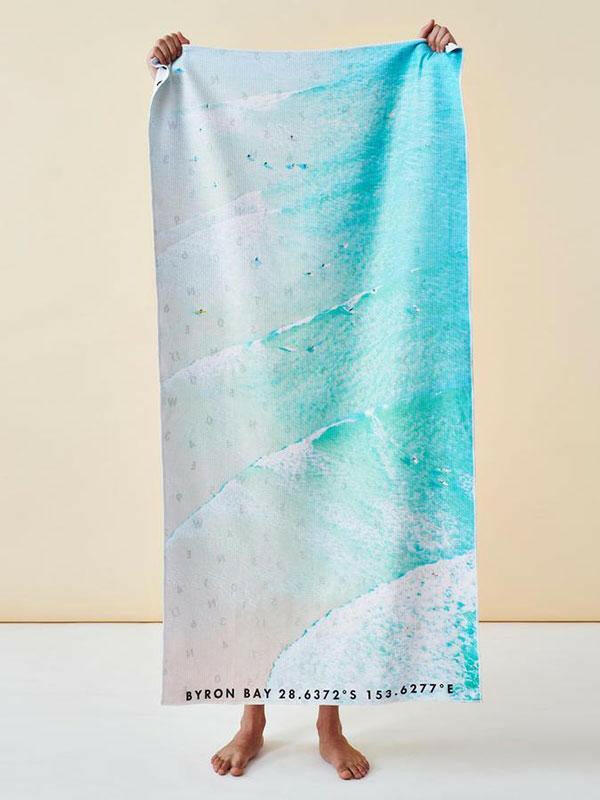 Destination Towels - Byron Bay Lineup sand free beach towel.