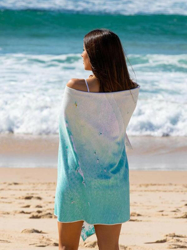 Destination Towels - Byron Bay Lineup sand free beach towel.