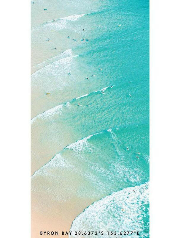 Destination Towels - Byron Bay Lineup sand free beach towel.