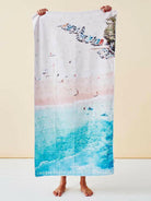 Destination Towels - Coogee Boats sand free beach towel.