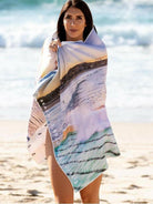 Destination Towels - Glass Half Full sand free beach towel.