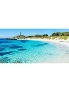 Destination Towels - Lighthouse Blues sand free beach towel.