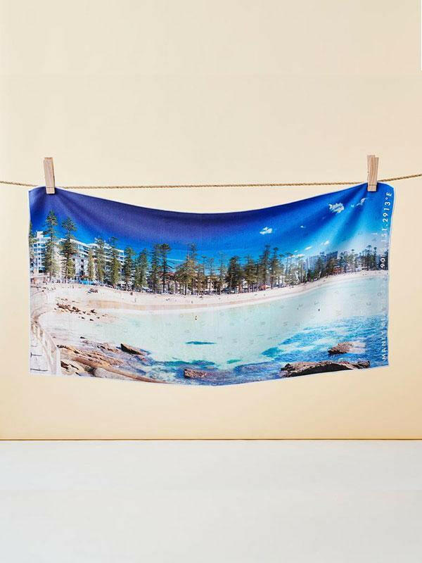 Destination Towels - Manly Moments sand free beach towel.