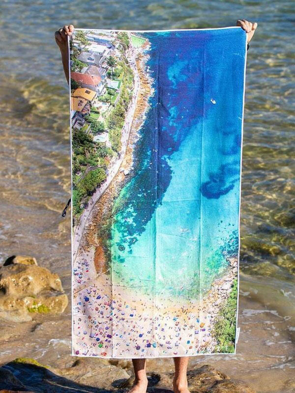 Destination Towels - Shelly Summer sand free beach towel.