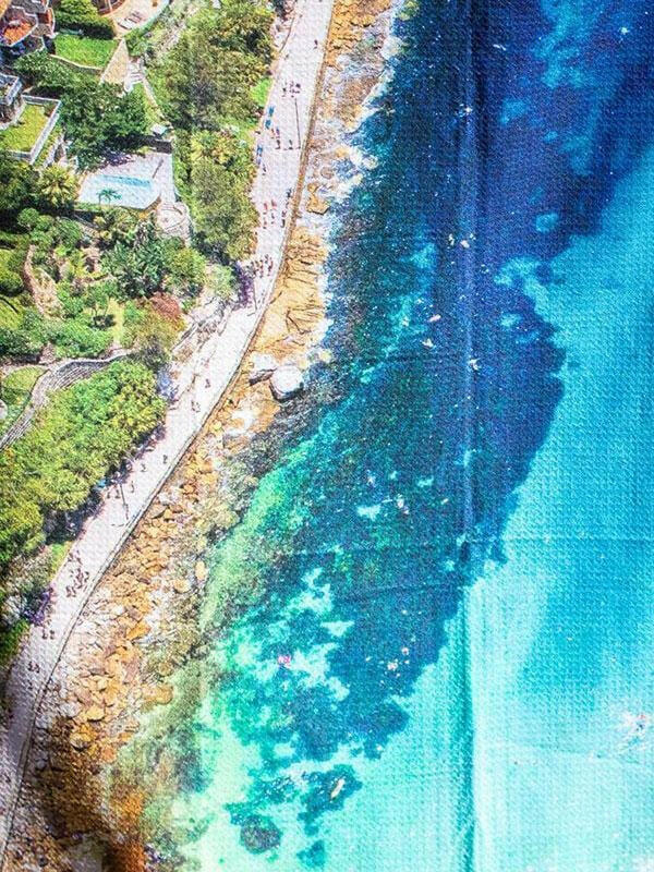 Destination Towels - Shelly Summer sand free beach towel.