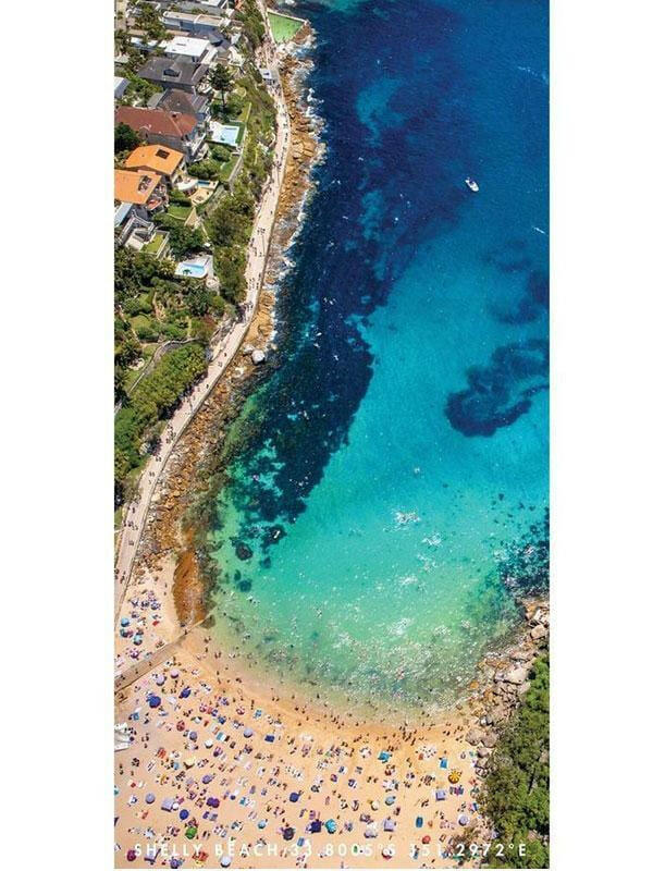 Destination Towels - Shelly Summer sand free beach towel.