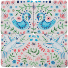 Peacock & Dove DWBH Set of 4 Coasters.