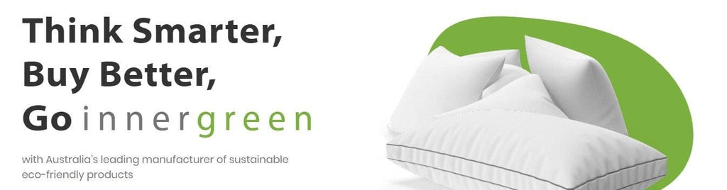 Eco Friendly Cushion Insert made from Pet Fibre - Plastic Bottles Inner Green 