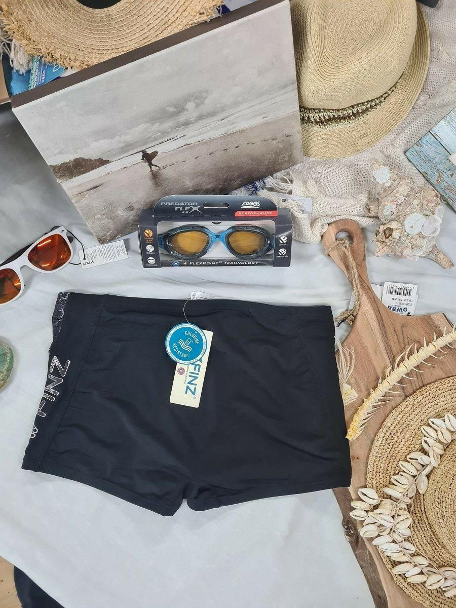 Mens Euro Leg Chlorine Resist Boyleg Finz Swimwear.