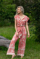 Iris Maxi 203175-20 Tassel Pants Red.