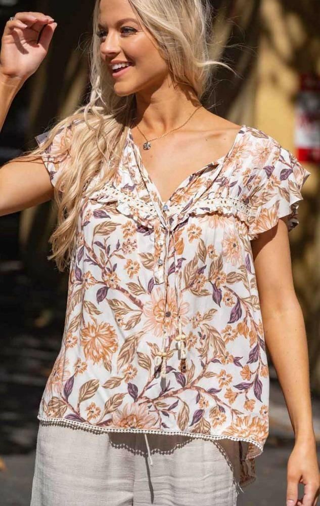 Iris Maxi White Floral Top 202104-3.