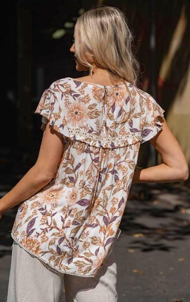 Iris Maxi White Floral Top 202104-3.