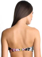 Isola Bandeau Blushed Frill Plunged Balconett Bra.