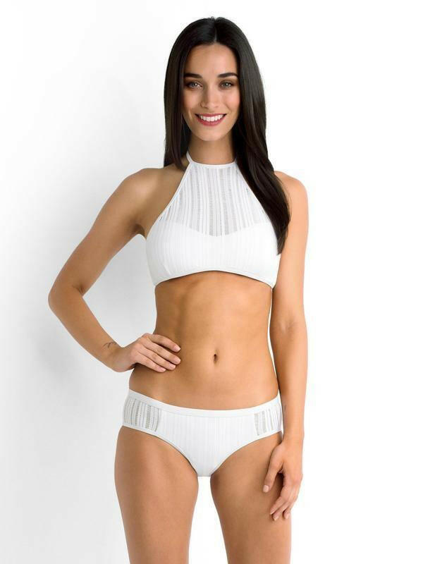 SUM3201 Summer Of Love High Neck Crop Bra - Isola.
