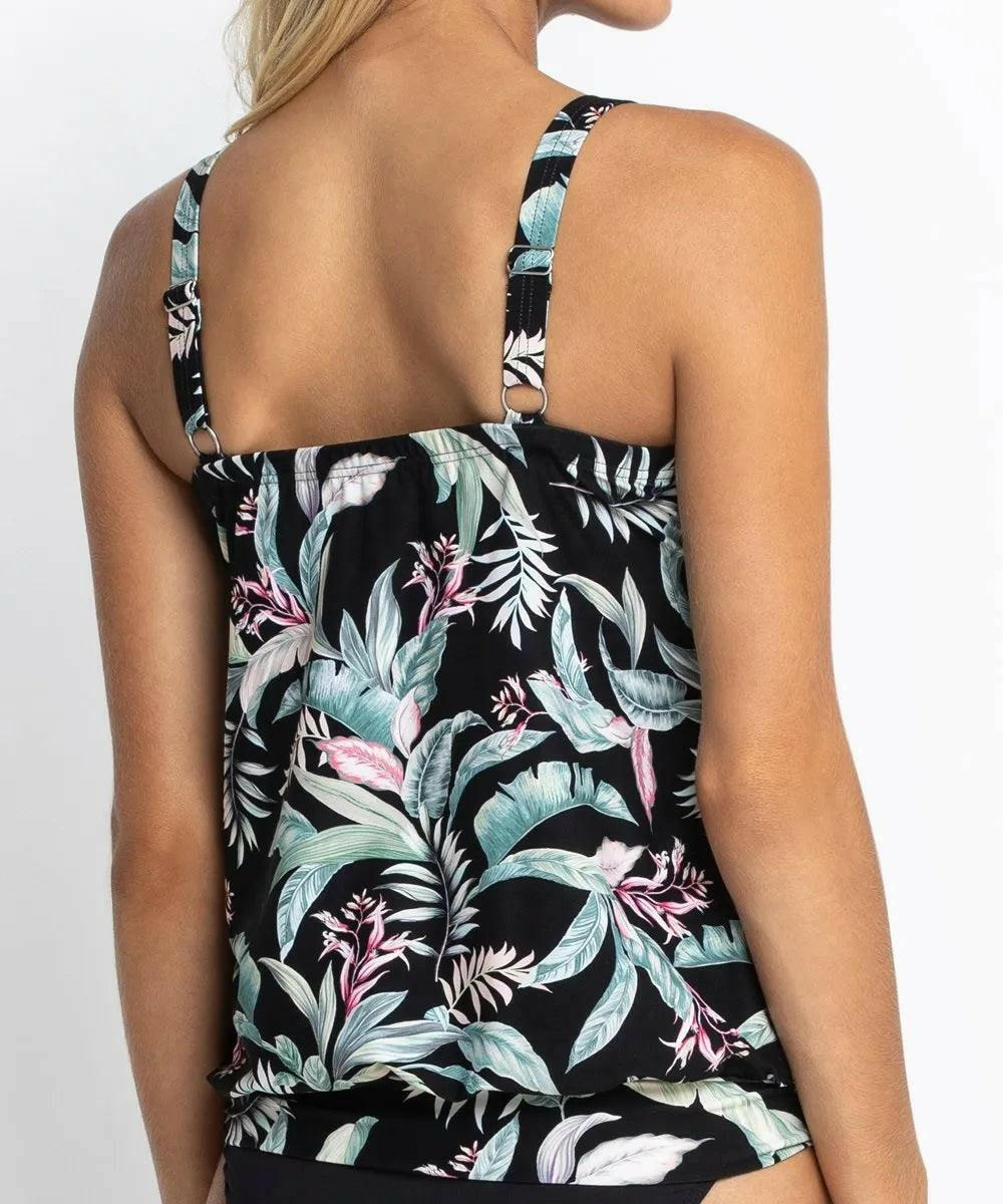 Jantzen JA81387 Maui Bandeau Blouson Black.