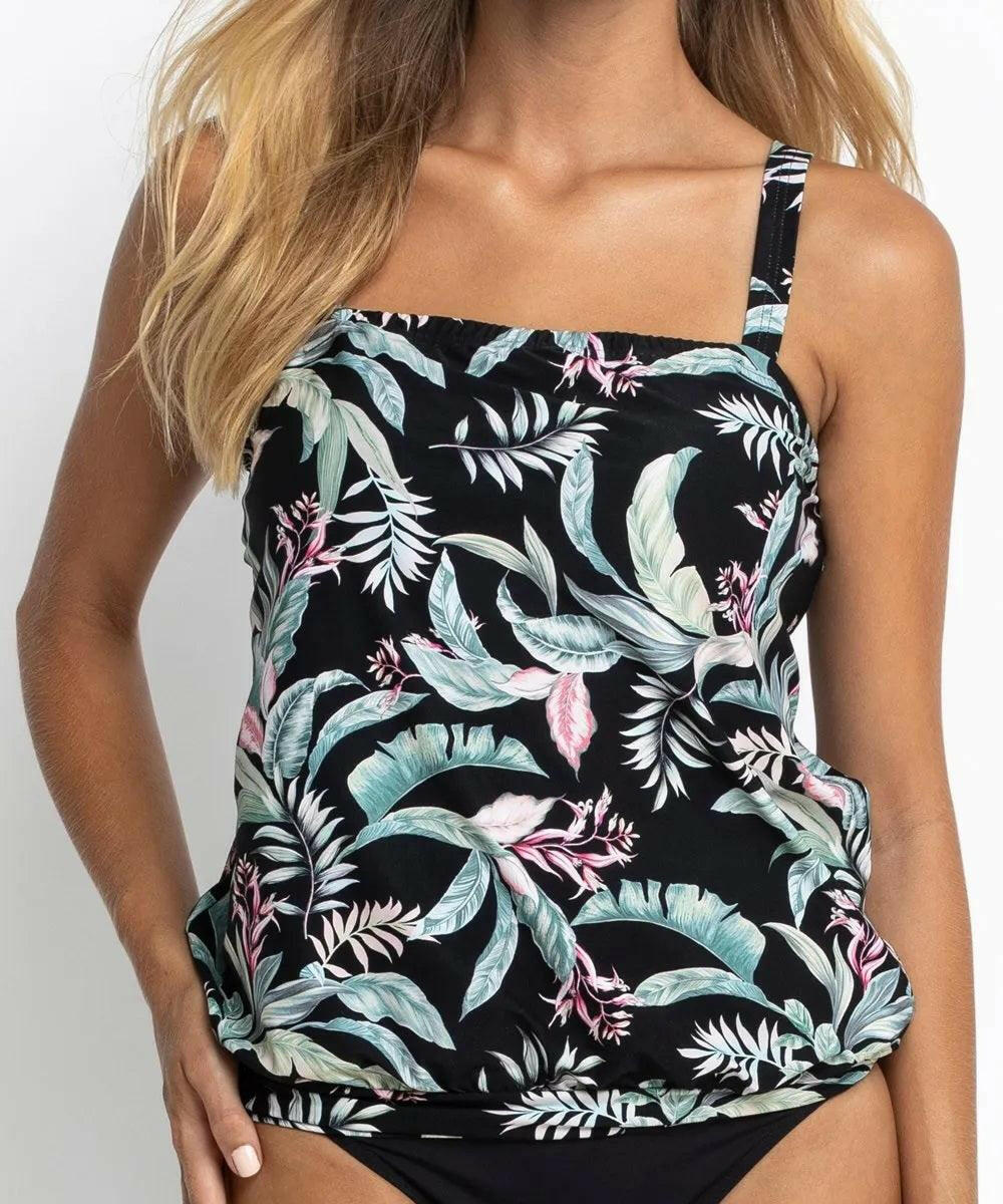 Jantzen JA81387 Maui Bandeau Blouson Black.