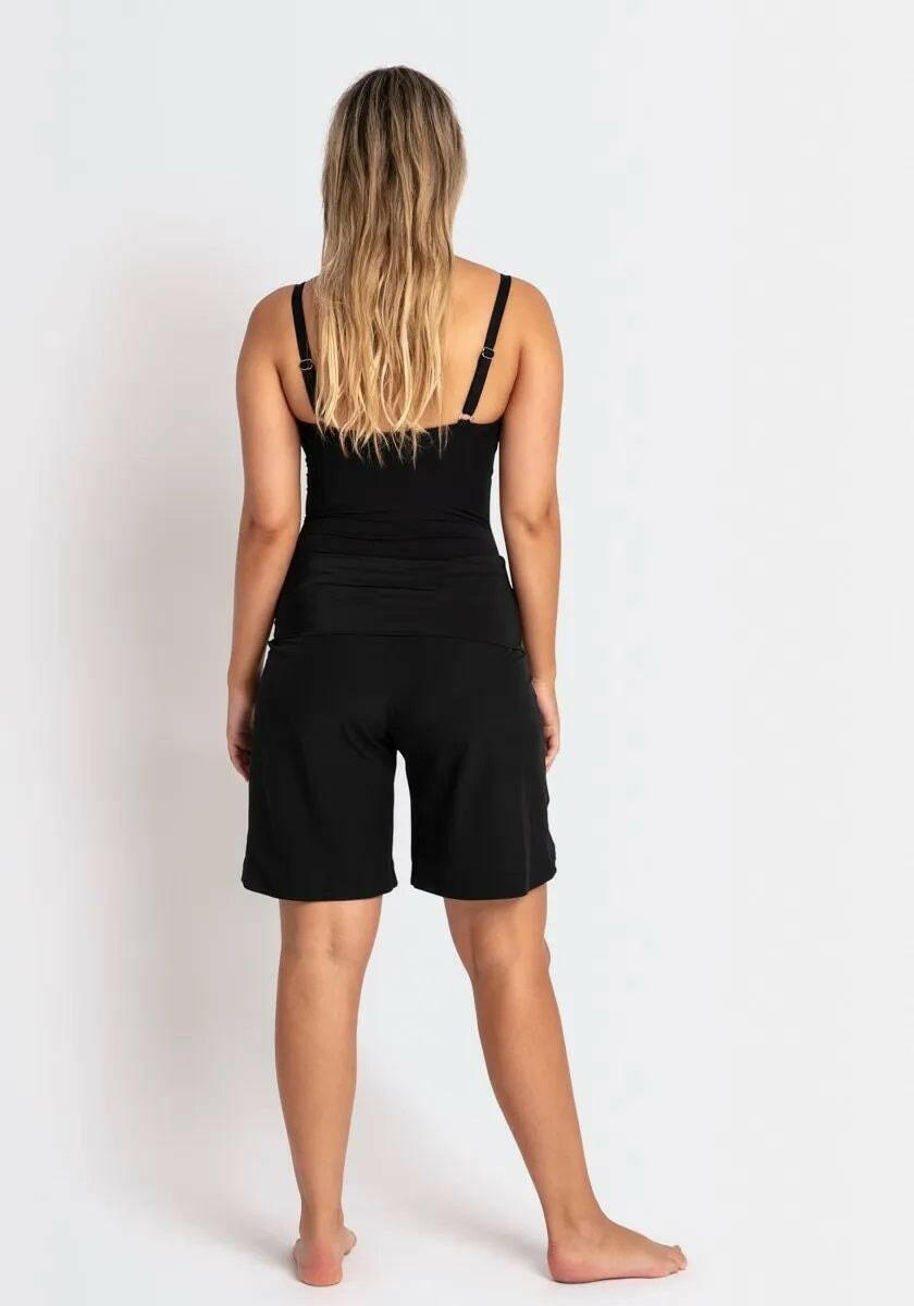 Jantzen Cosmopolitan Roll Top Active Boardshort Black.