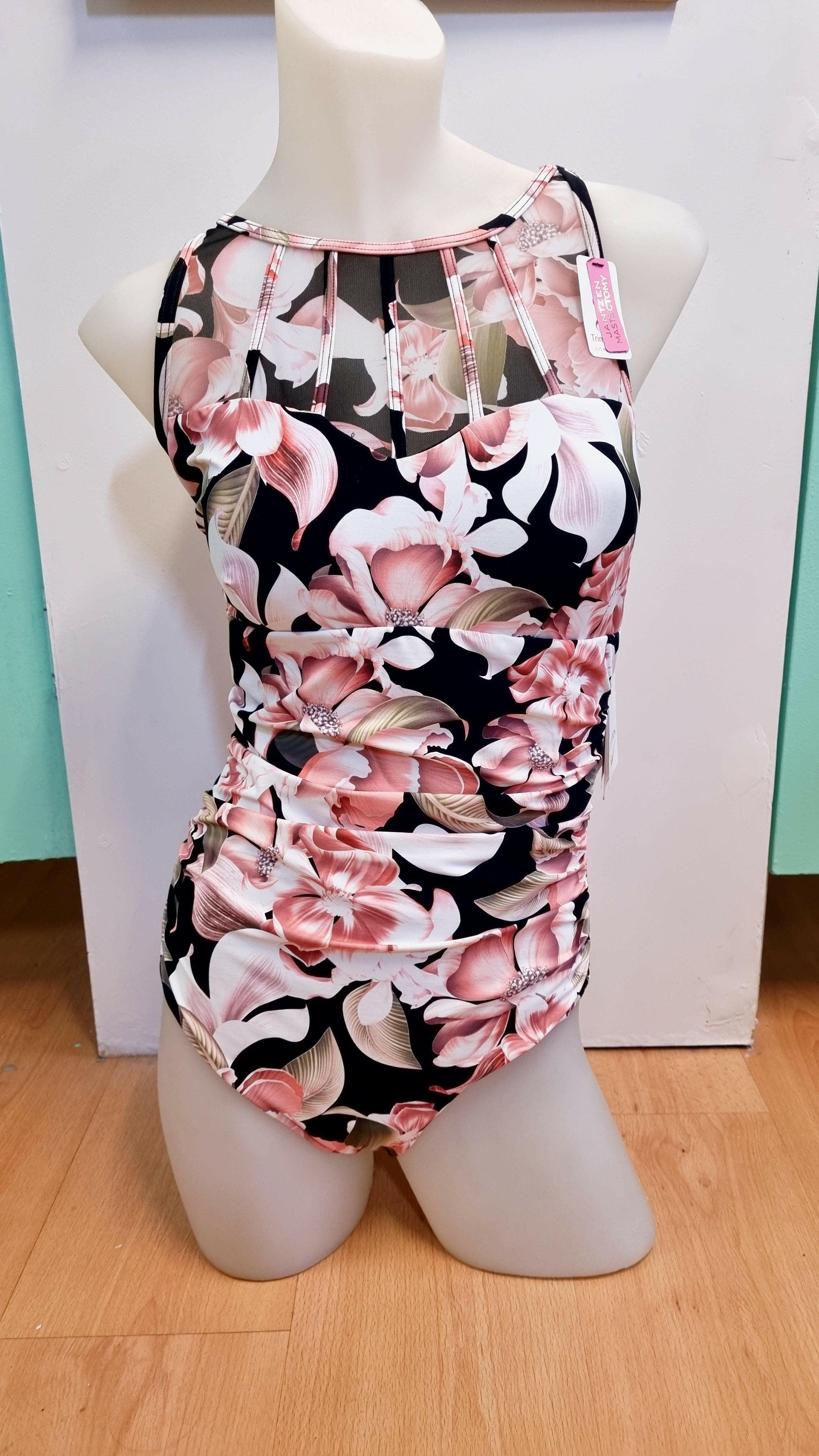 Jantzen JA84336MAS Bottega High Neck Mastectomy One Piece.